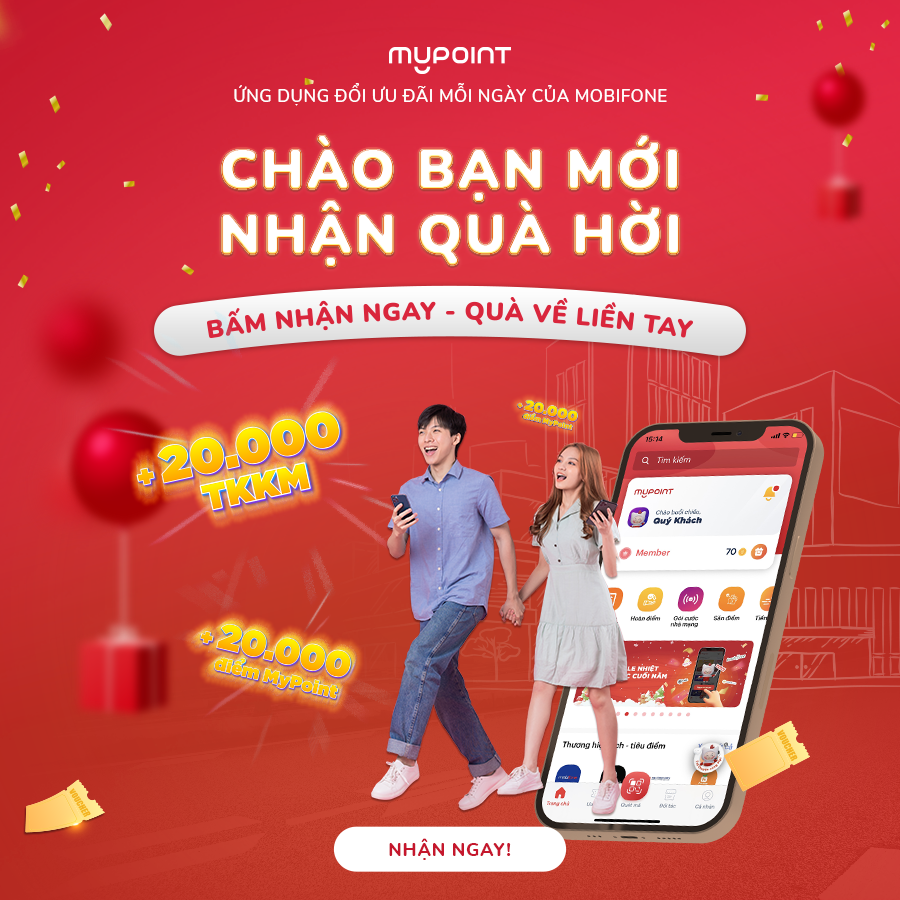 MyPoint: Ưu đãi bạn mới – Vạn quà mê